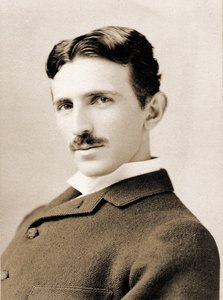 Porträtt av Nikola Tesla, 1890